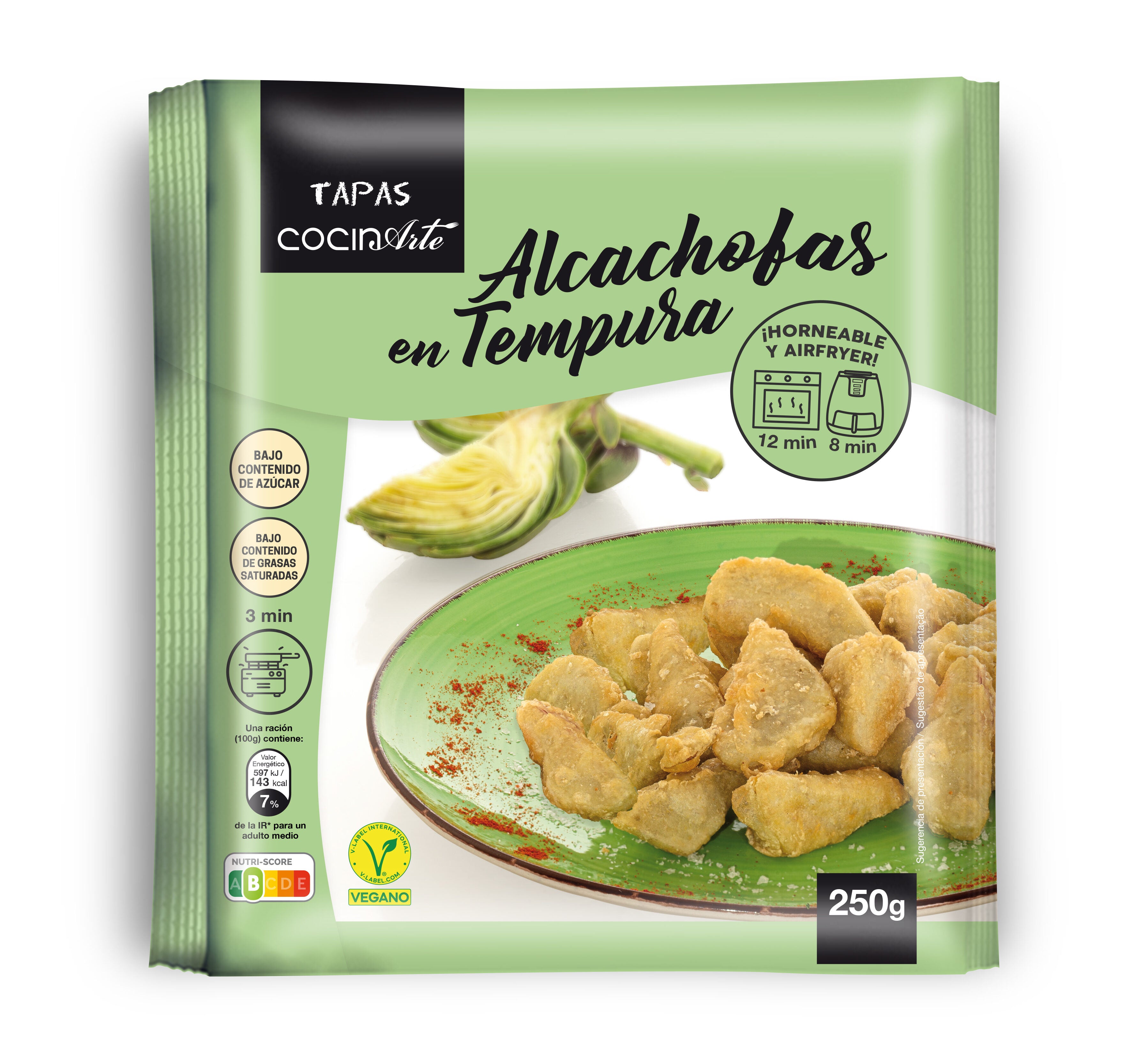Alcachofa en tempura Cocinarte 250g