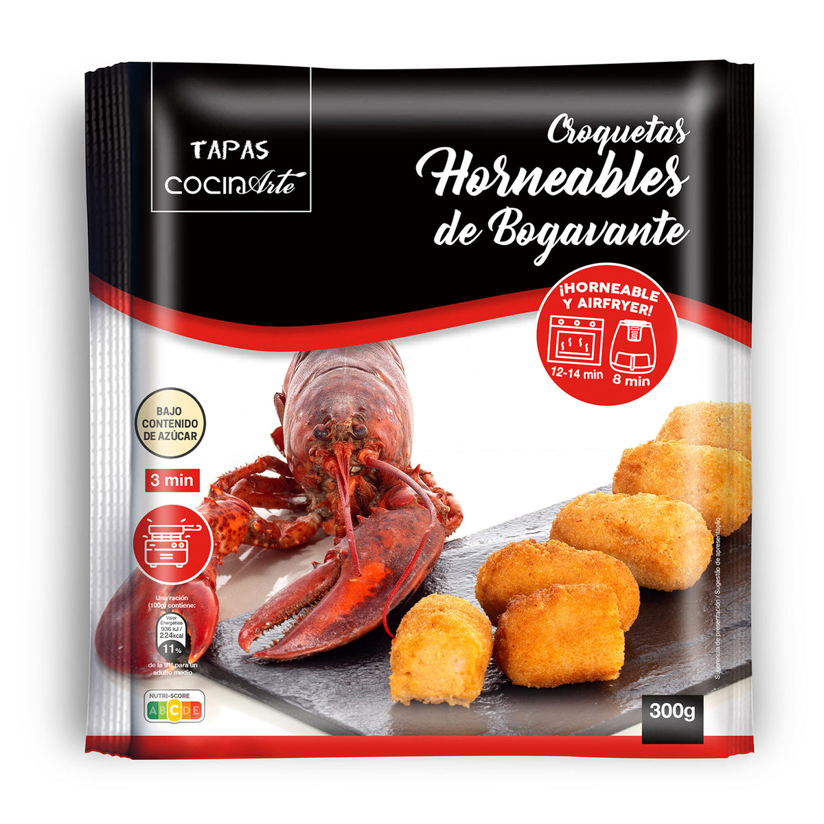 Croquetas de bogavante horneables Cocinarte 300g