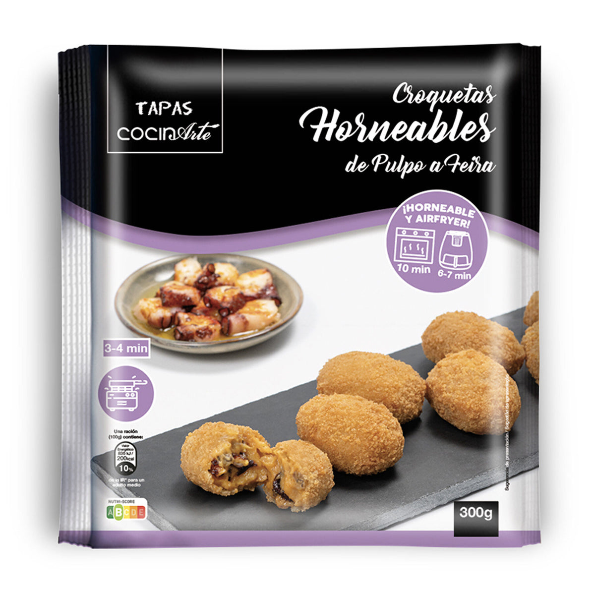 Croquetas pulpo a feira Cocinarte 300g