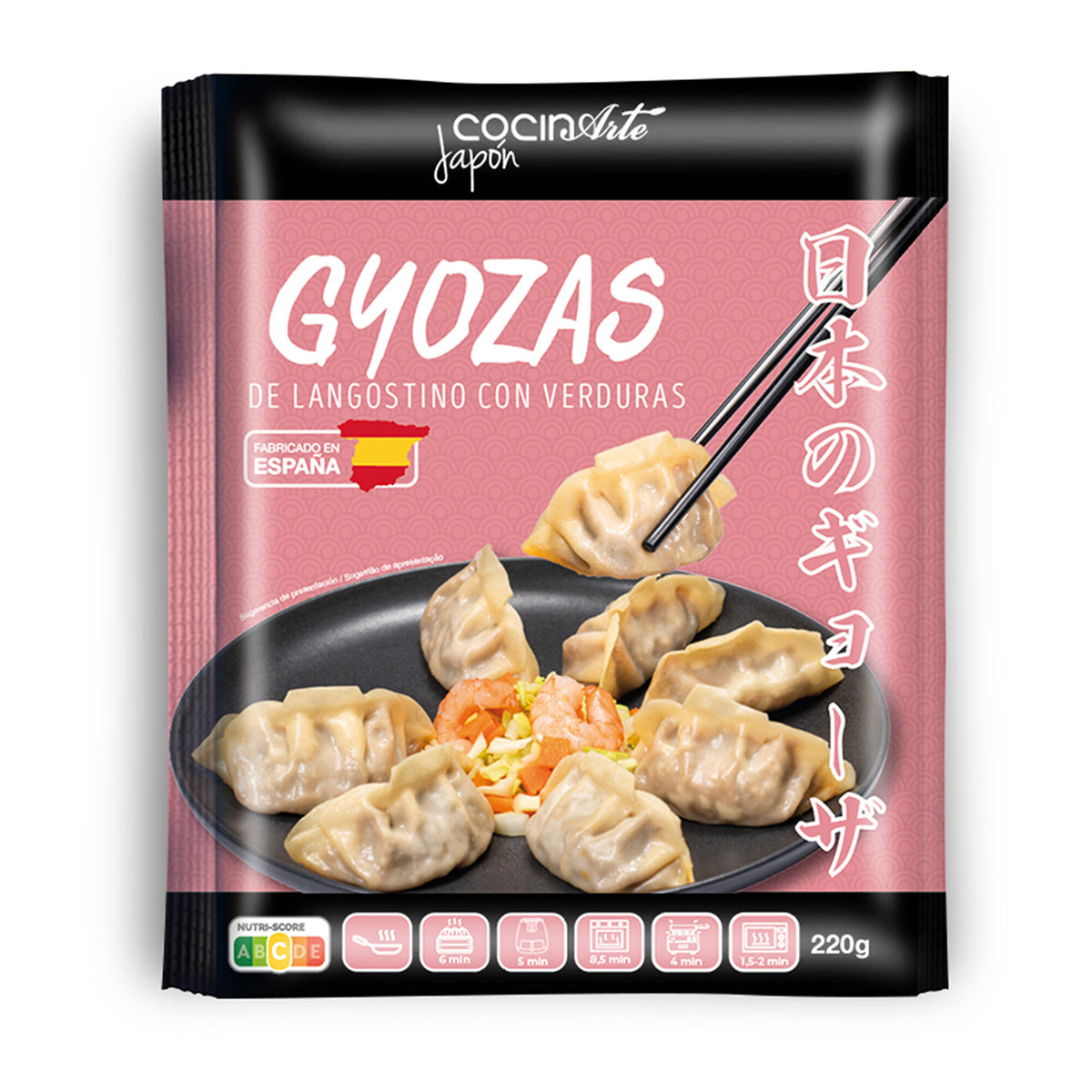 Gyoza langostino c/verduras Cocinarte 220g
