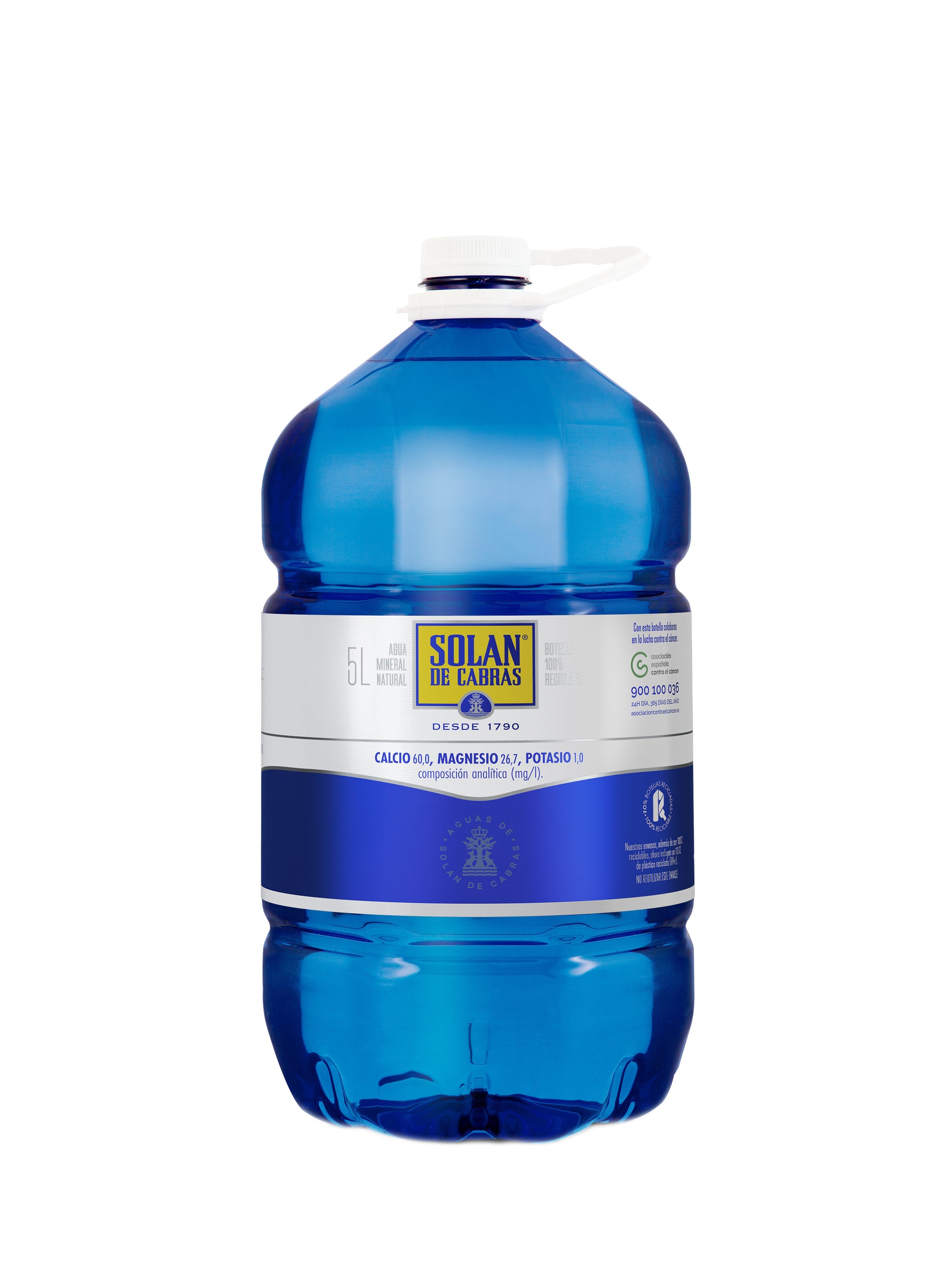 Agua garrafa Solán de cabras 5l