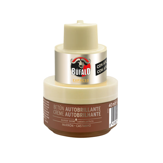 Betún marrón marrón autobrillante Búfalo 40ml La Despensa