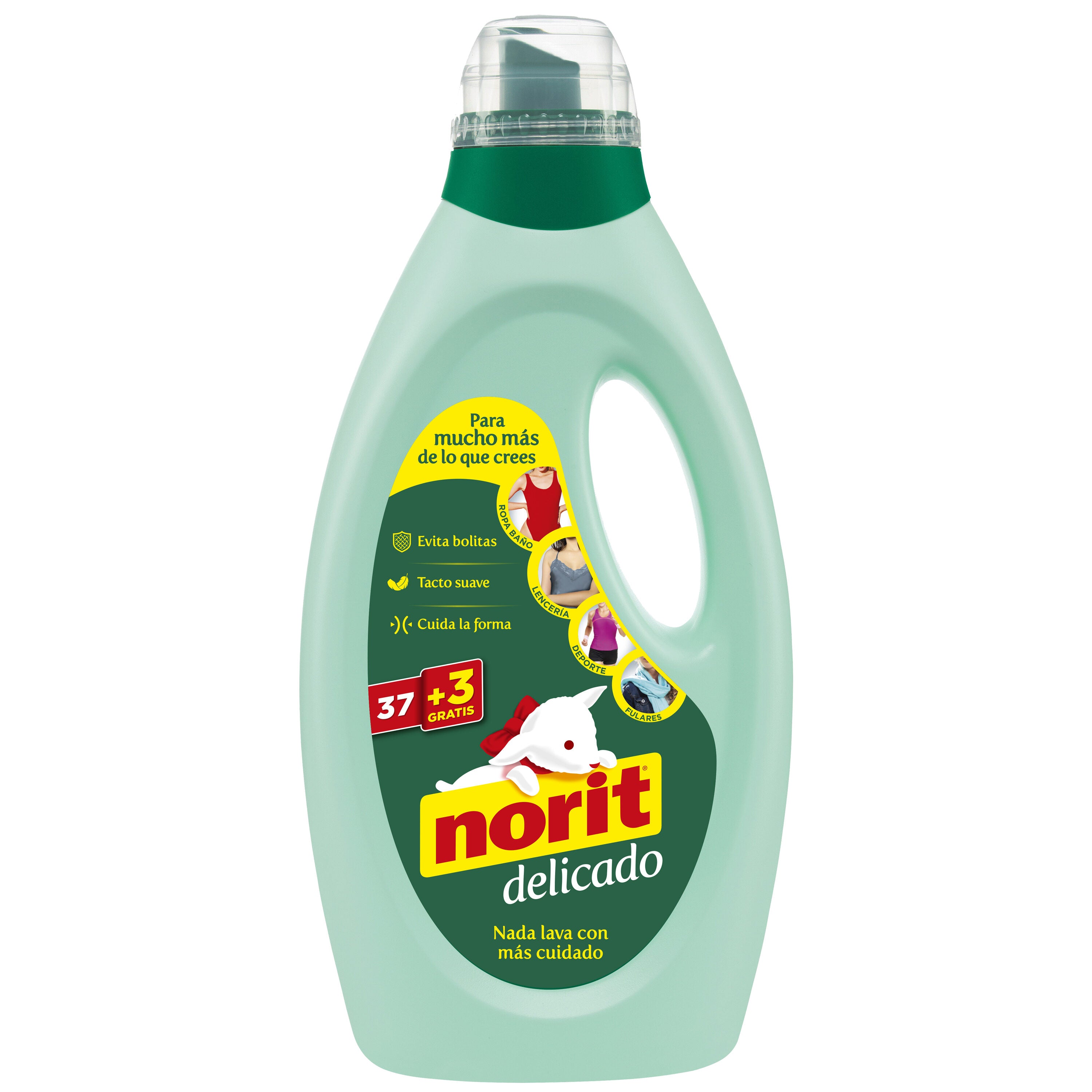 Detergente ropa delicadas verde Norit 37d