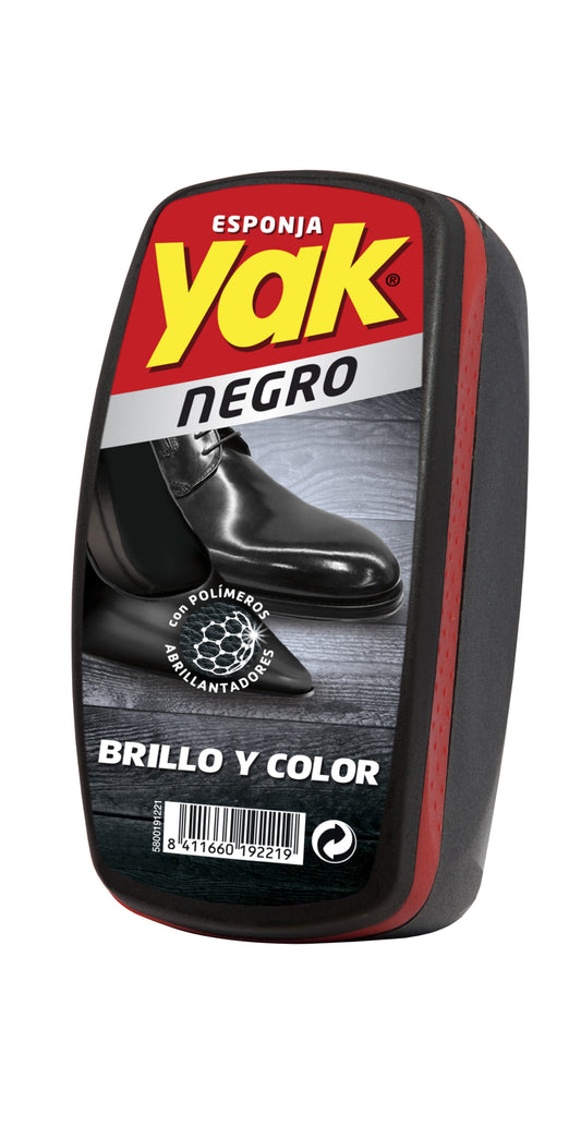 Esponja calzado negro Yak 1u La Despensa