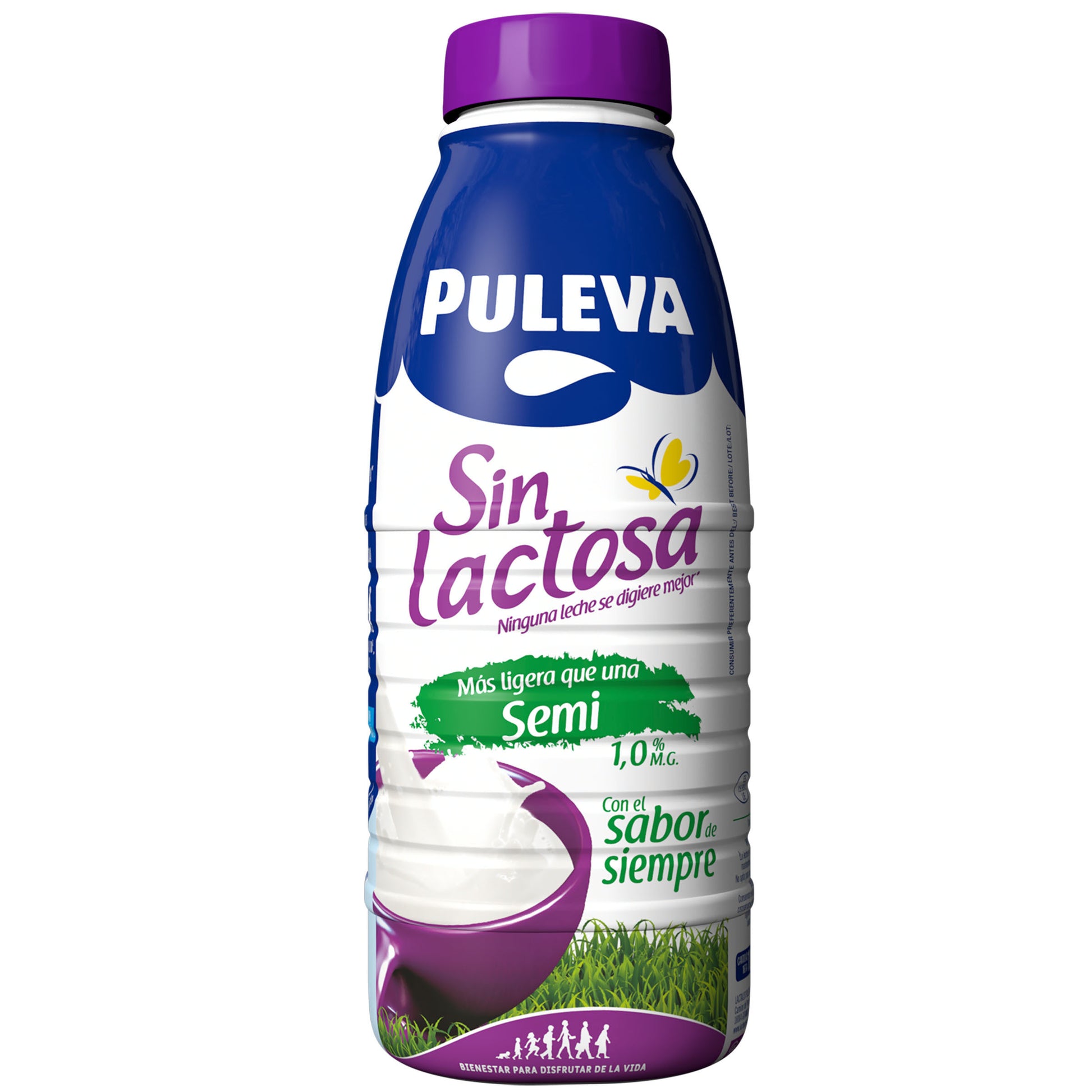 Leche semidesnatada botella s/lactosa Puleva 1l