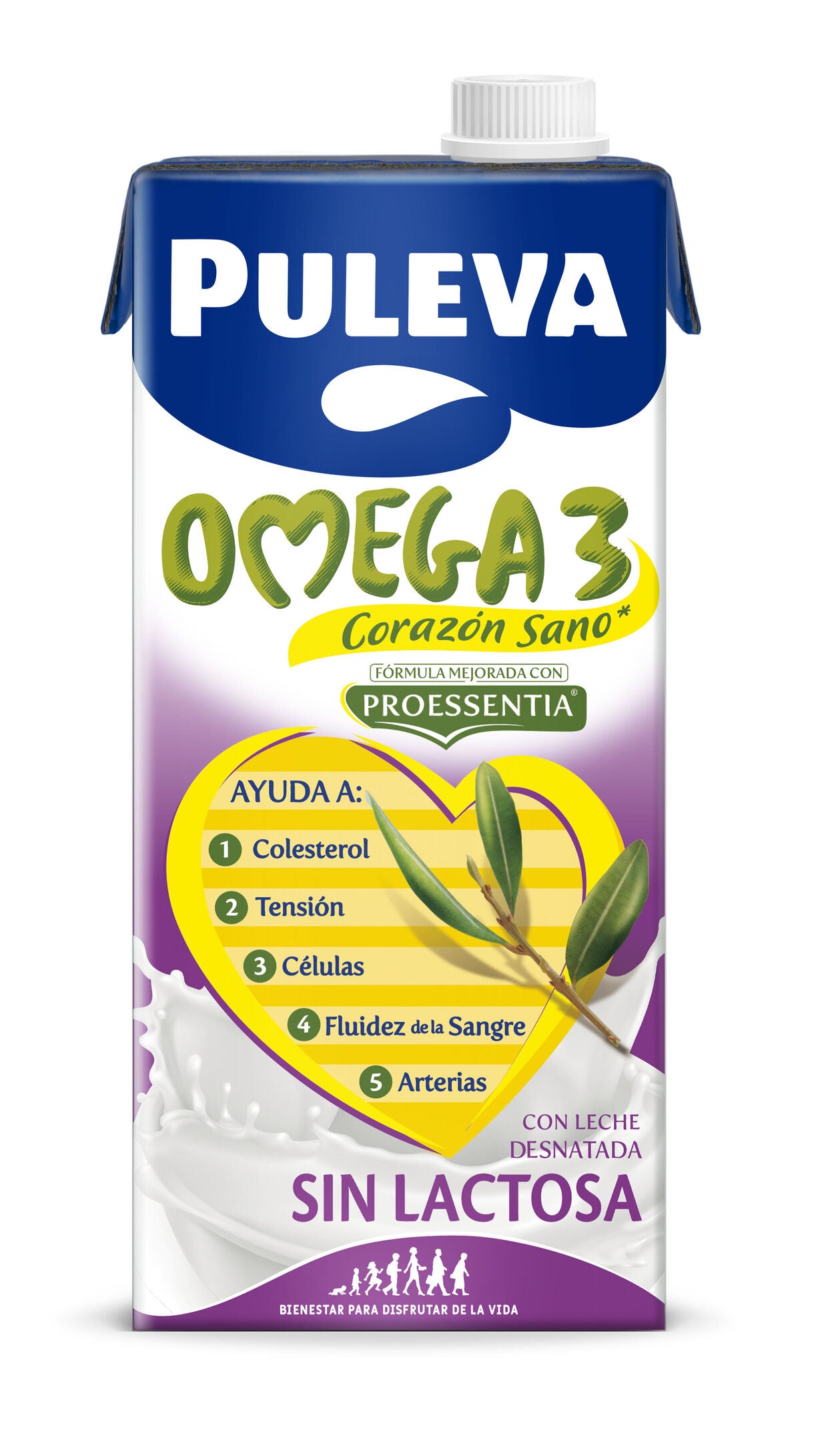 Preparado lácteo omega 3 s/lactosa Puleva 1l