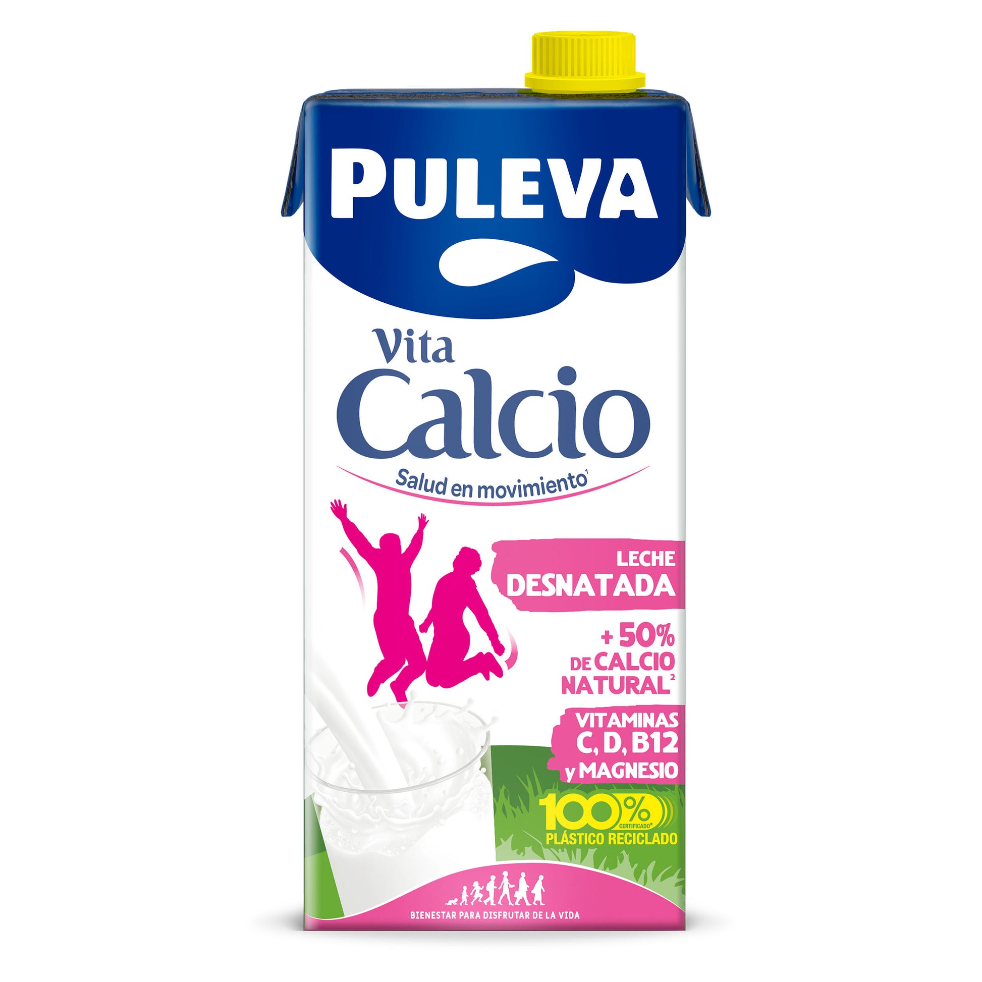 Leche desnatada calcio Puleva 1l
