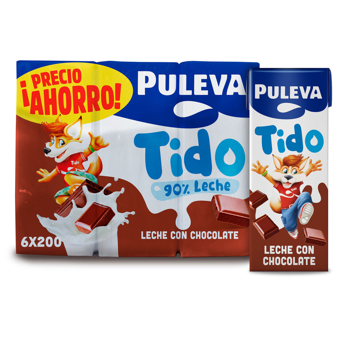 Batido chocolate Puleva p6 200ml/u