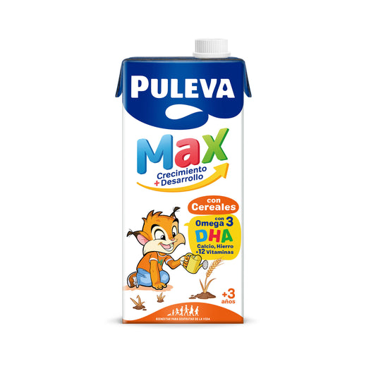 Leche entera crecimiento c/cereales Puleva max 1l La Despensa