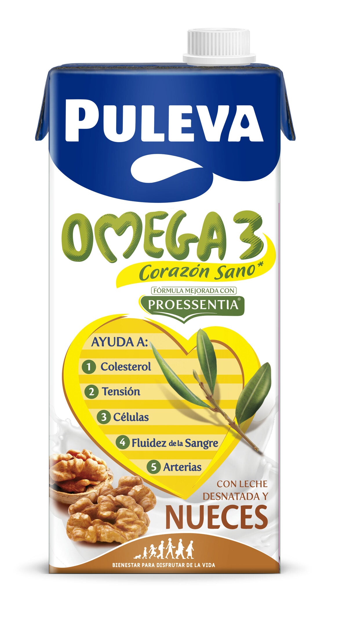 Preparado lacteo colesterol omega 3 nueces Puleva 1l