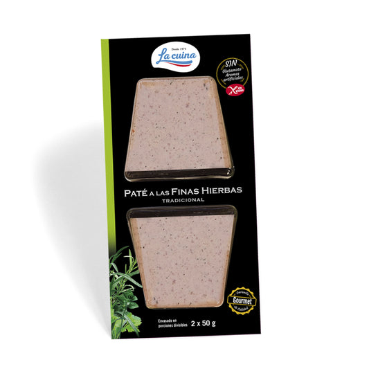 Paté finas hierbas La cuina p2 50g/u La Despensa