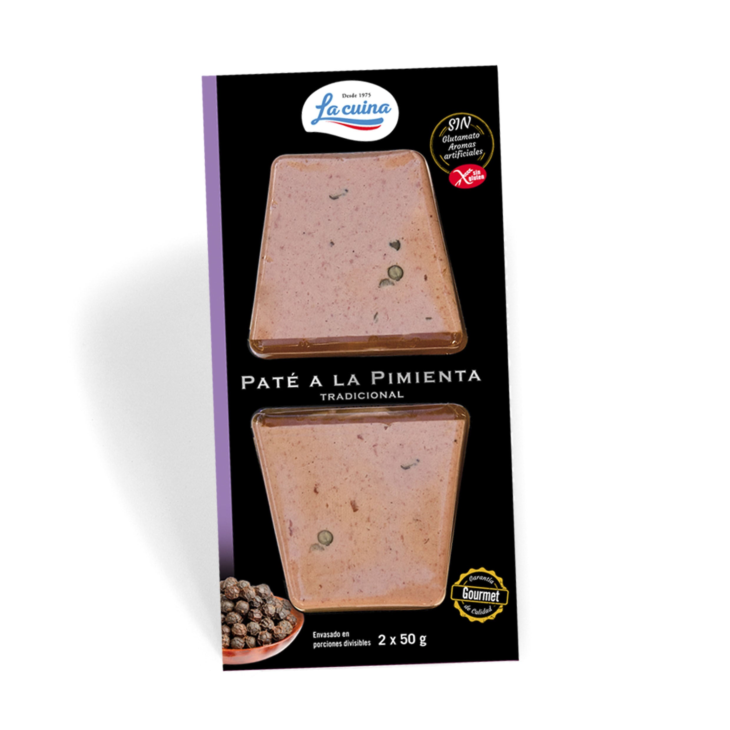 Paté pimienta La cuina p2 50g/u