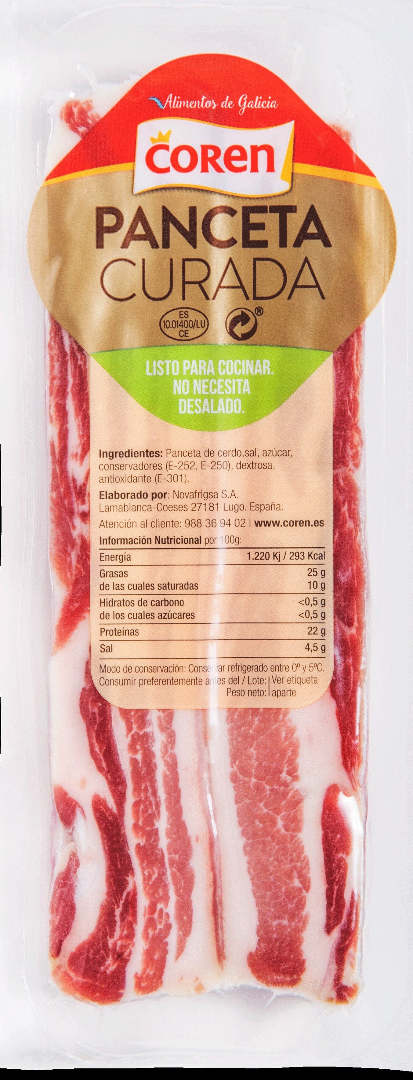 Panceta desalada Coren 250g
