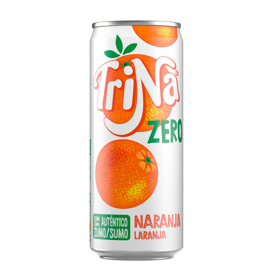Refresco  naranja s/azúcar lata Trina zero 330ml La Despensa