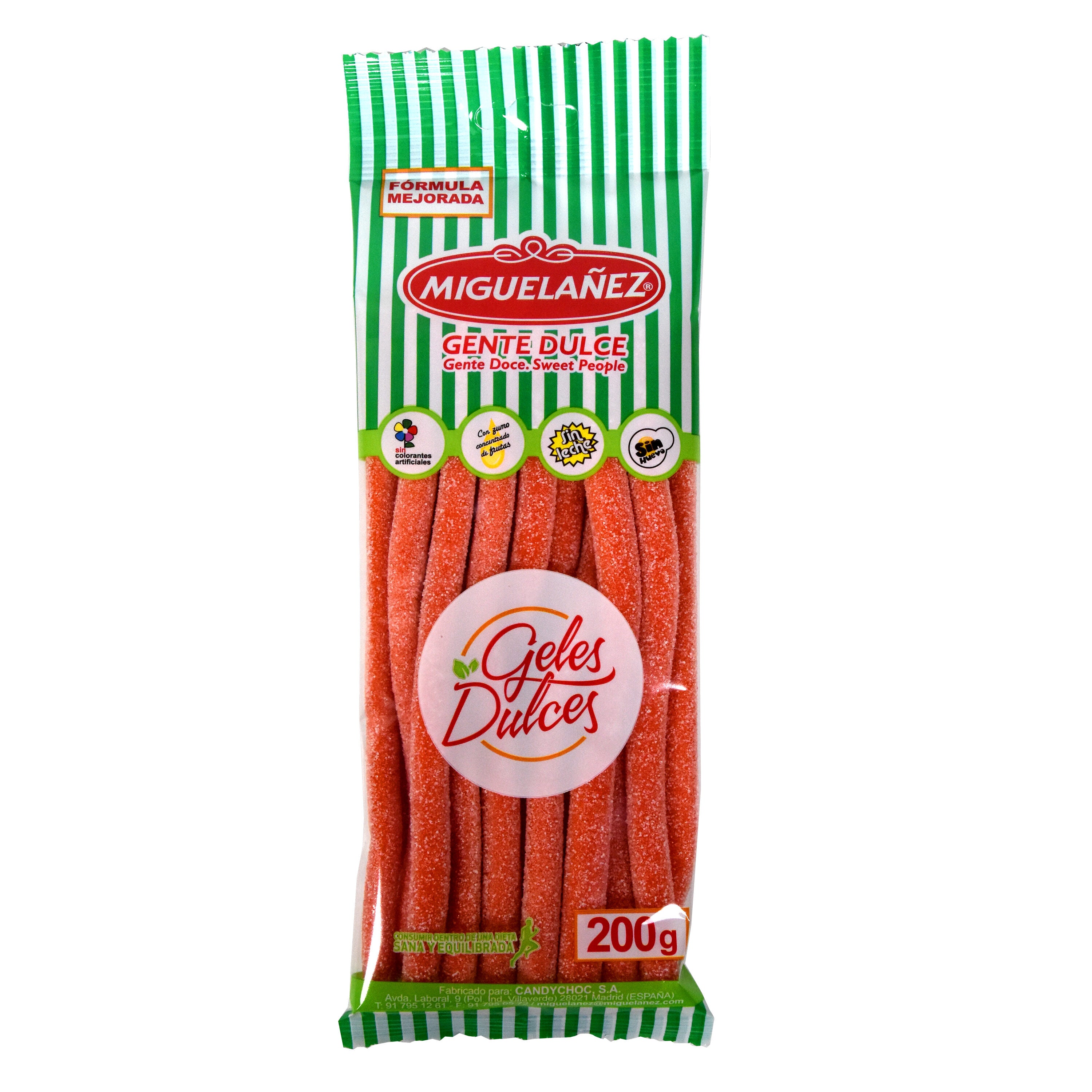 Regaliz fresa pica pica Miguelañez 200g
