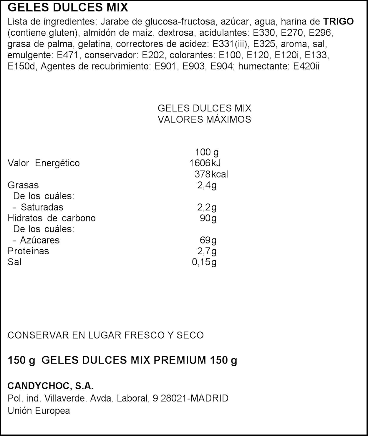 Regalices mix surtdo Miguelañez 150g