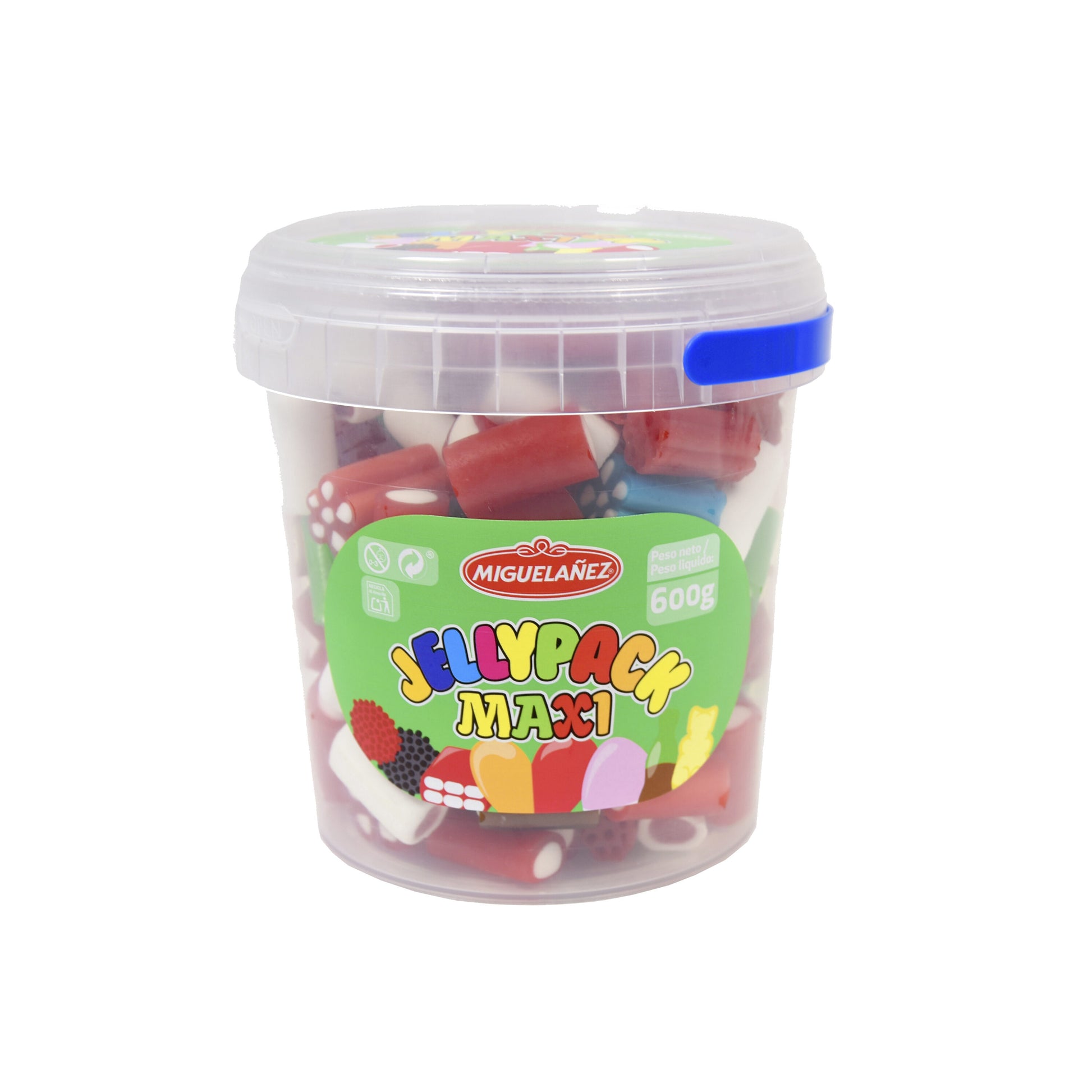 Surtido regalices maxi bote Miguelañez 600g
