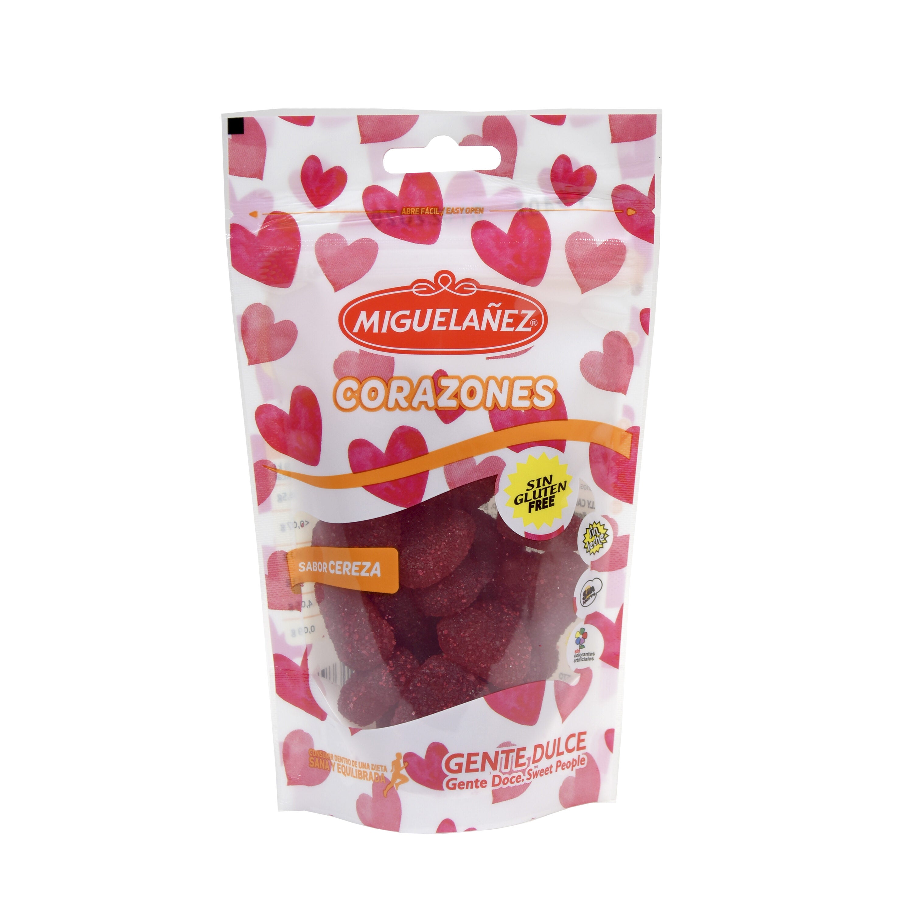 Gominolas corazón s/cereza Miguelañez 125g