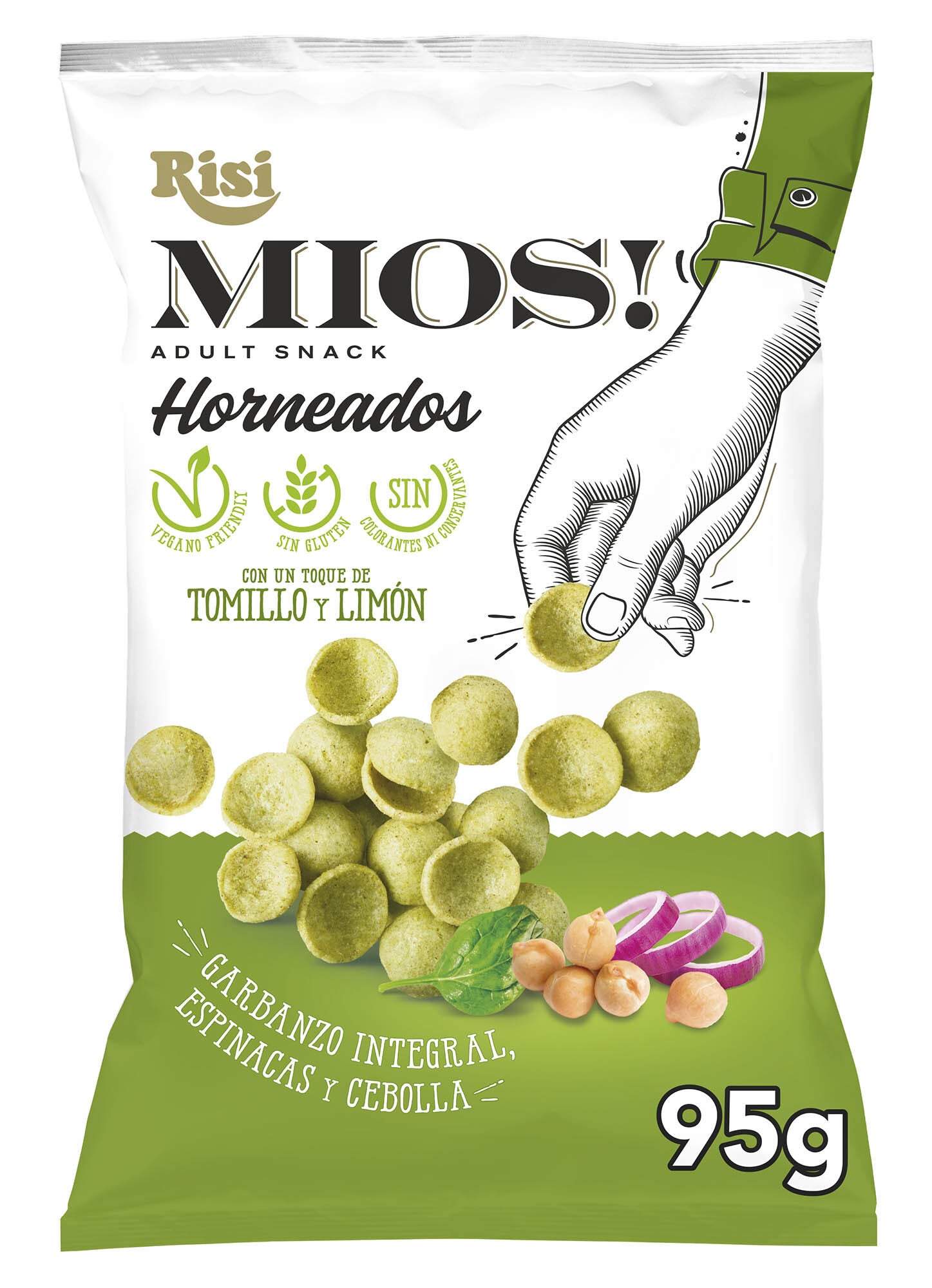 Snack tomillo y limon mios Risi 95g