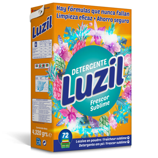 Detergente polvo sublime Luzil 72d La Despensa