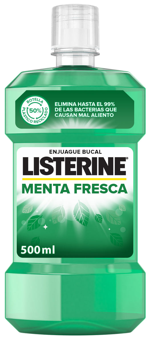 Enjuague menta fresca Listerine 500ml La Despensa