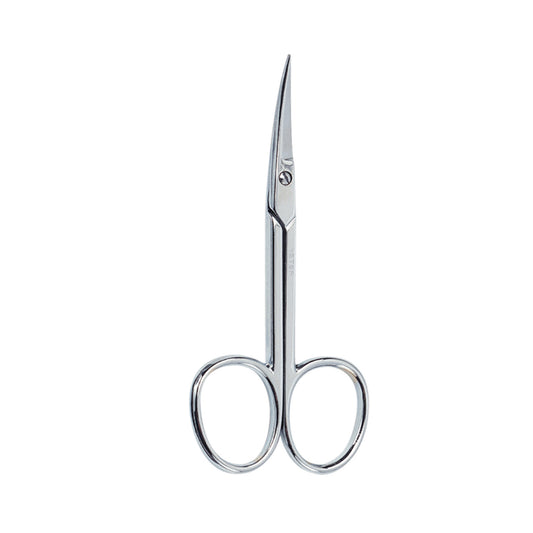 Tijera para manicura uñas curva cromada Beter 9cm La Despensa