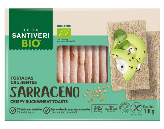 Tostada trigo sarraceno Santiveri 100g La Despensa