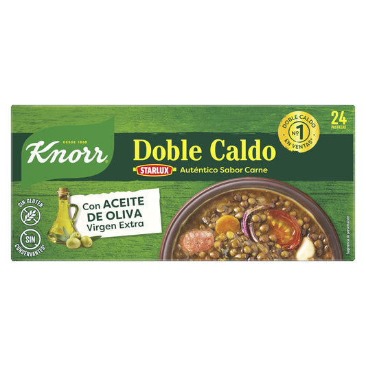 Pastilla caldo doble carne Knorr 24u La Despensa