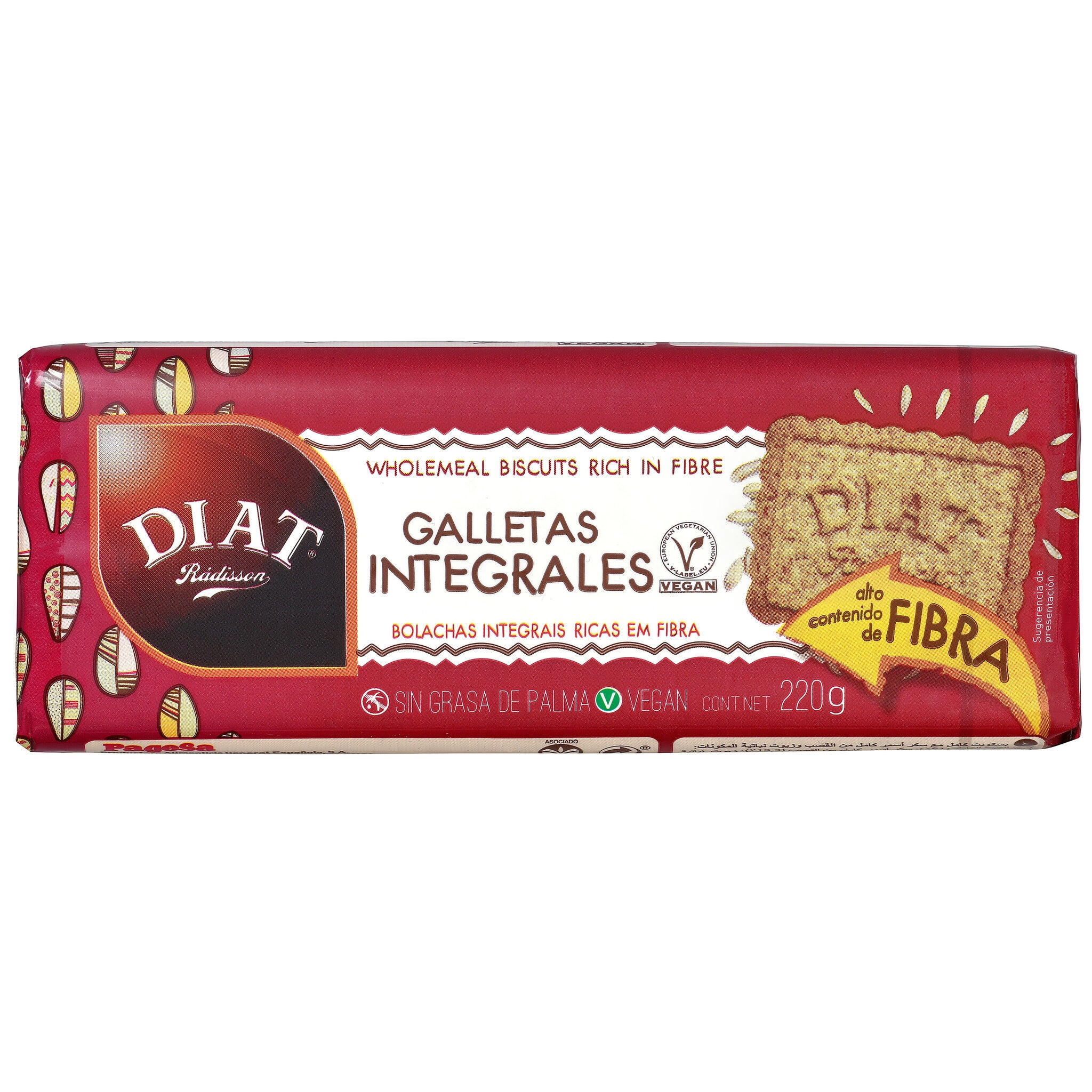 Galletas integrales Diet radisson 220g