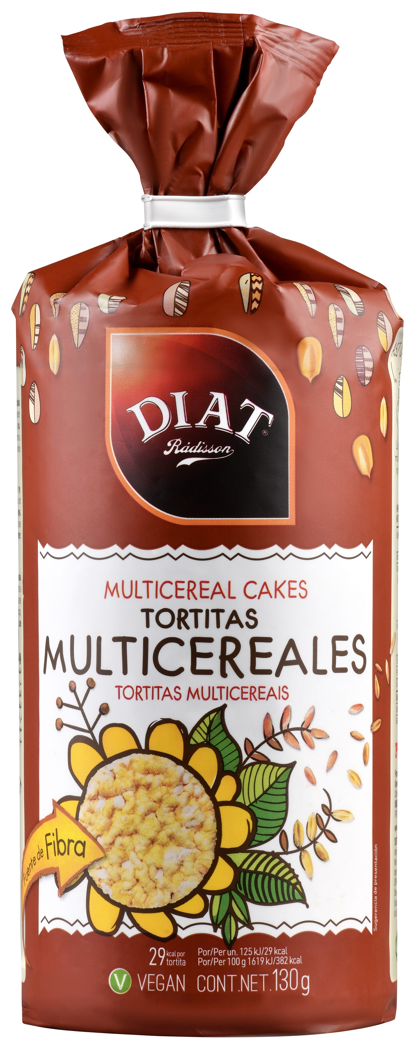 Tortitas multicereales Diet radisson 130g