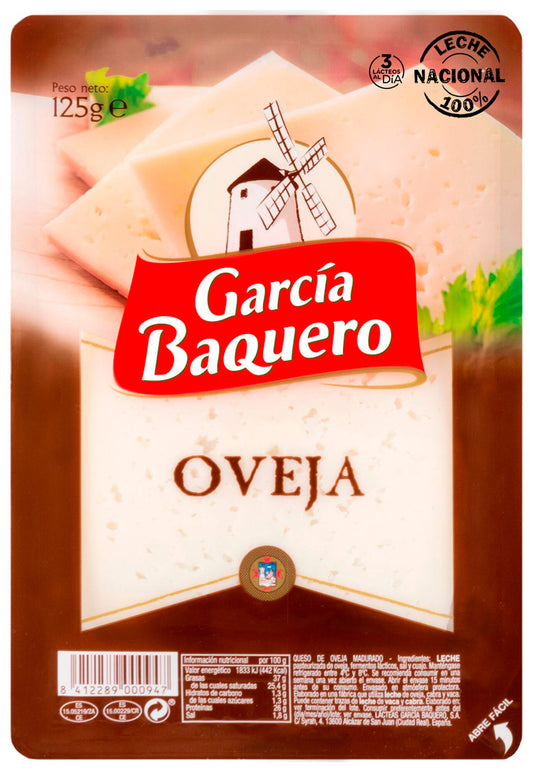 Queso oveja loncha García baquero 125g La Despensa