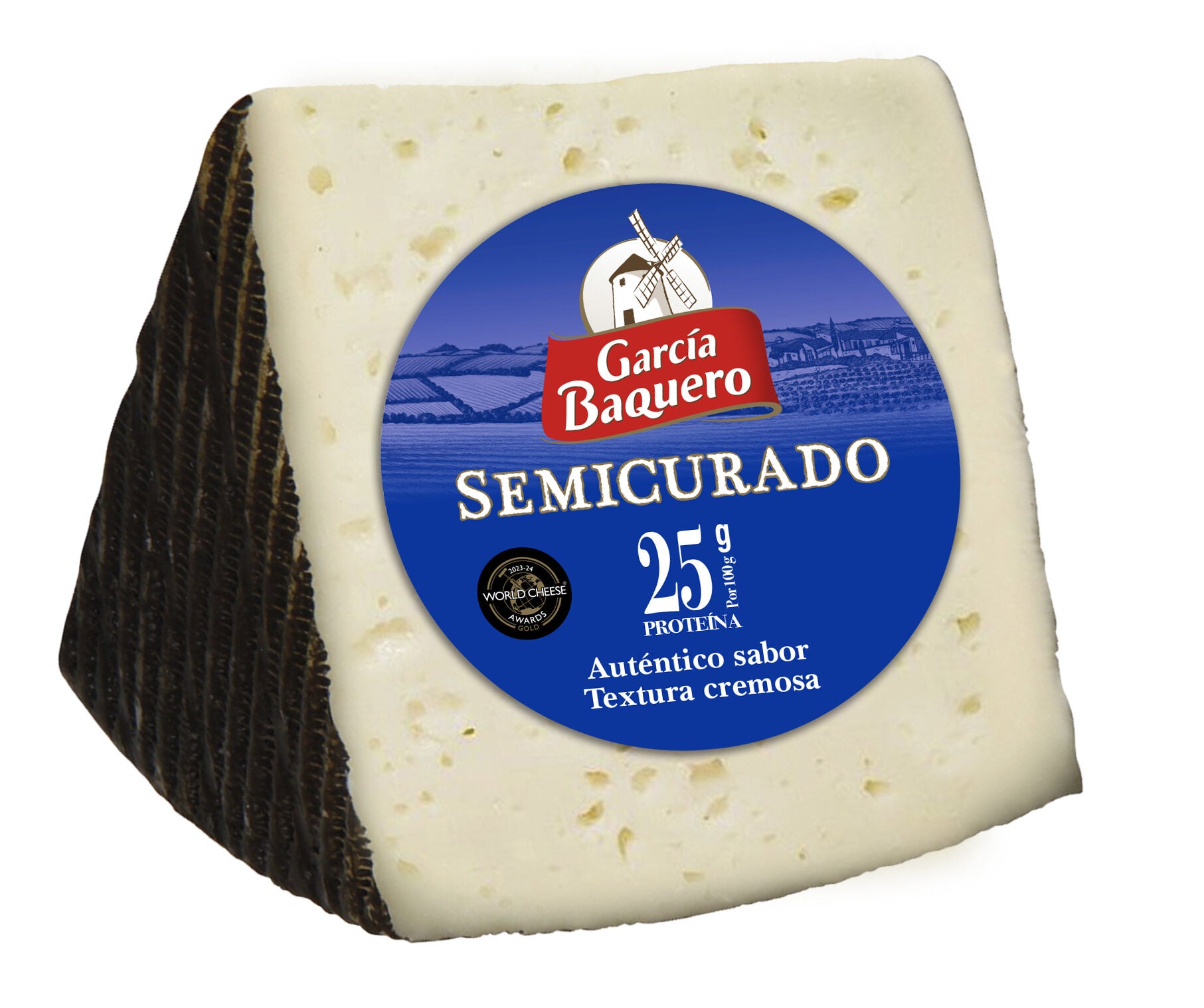 Queso semicurado cuña bdf García baquero 325g