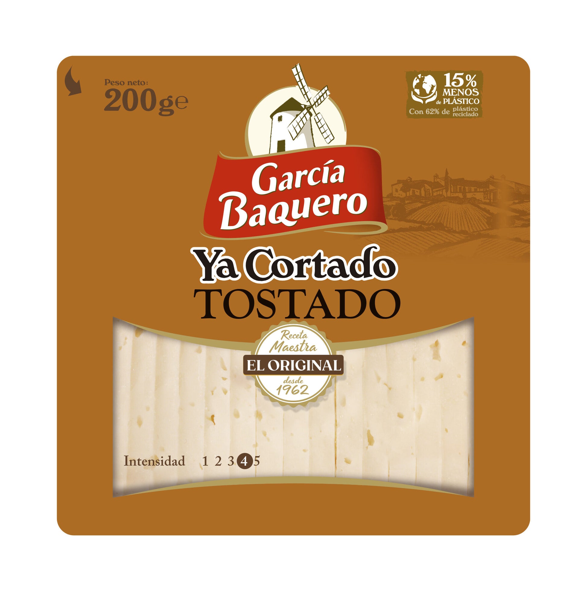 Queso cuña cortado tostado Garcia baquero 200g
