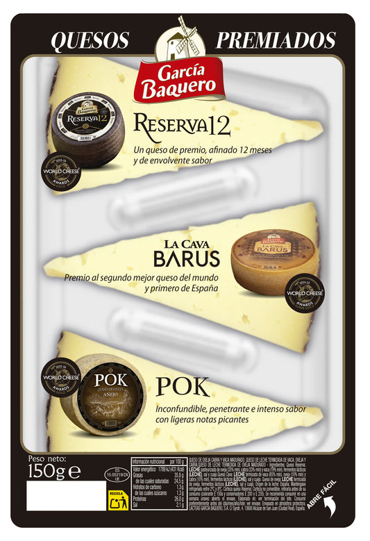 Tabla de queso selección gourmet García Baquero 150g La Despensa