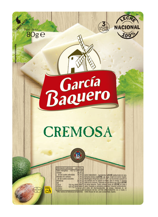 Queso cresmosa loncha García baquero 80g La Despensa