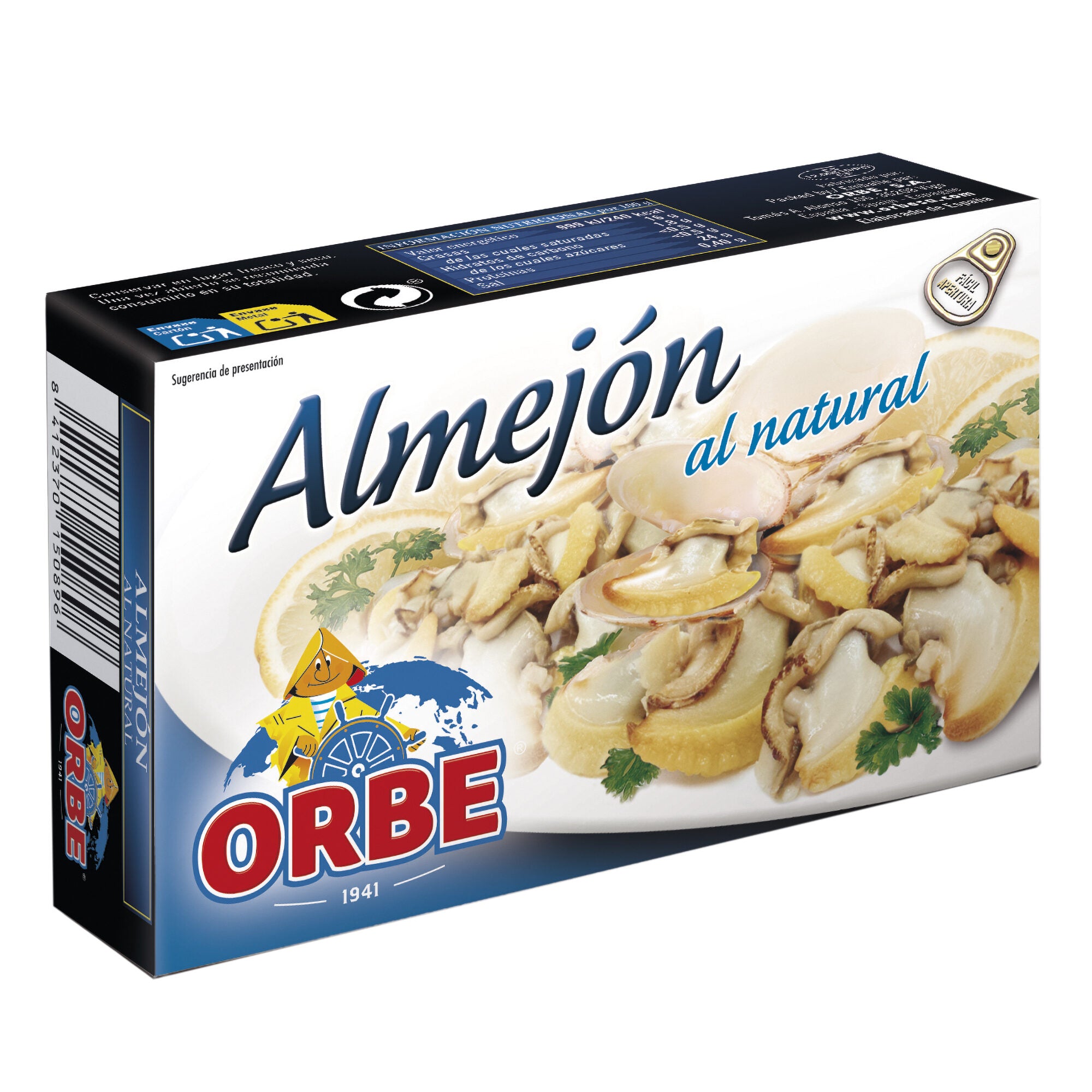 Almejón natural Orbe 63g esc