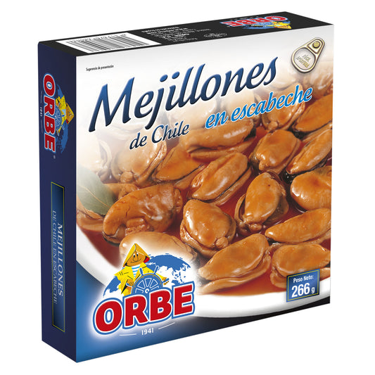 Mejillon escabeche lata Orbe 160g escurr La Despensa