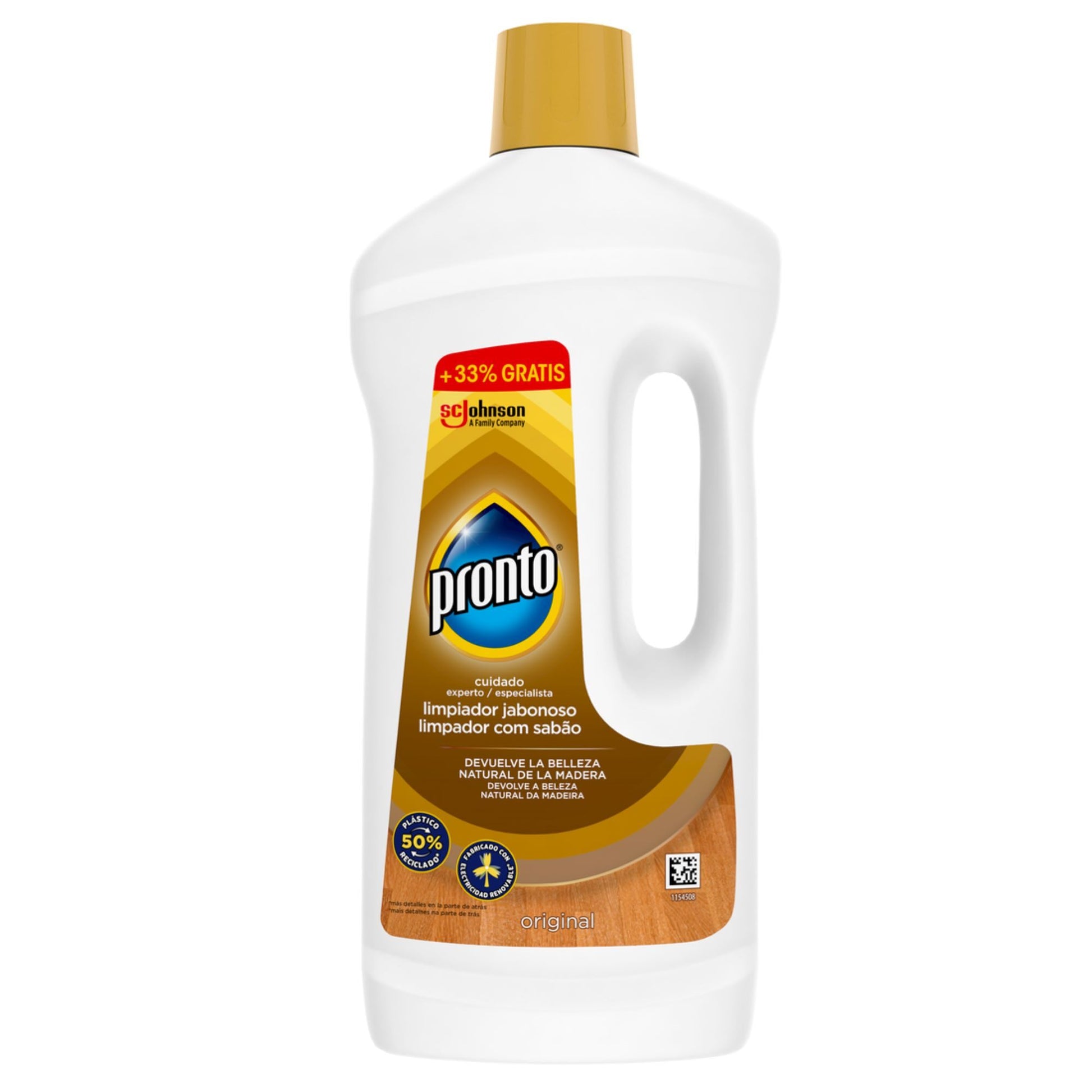 Limpiador madera jabonoso Pronto 1l