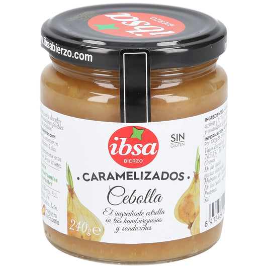 Cebolla caramelizada cristal Ibsa 240g escurr La Despensa