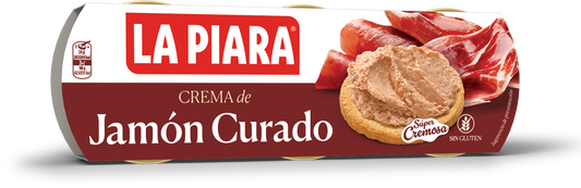 Crema jamon curado La piara p3x75g La Despensa