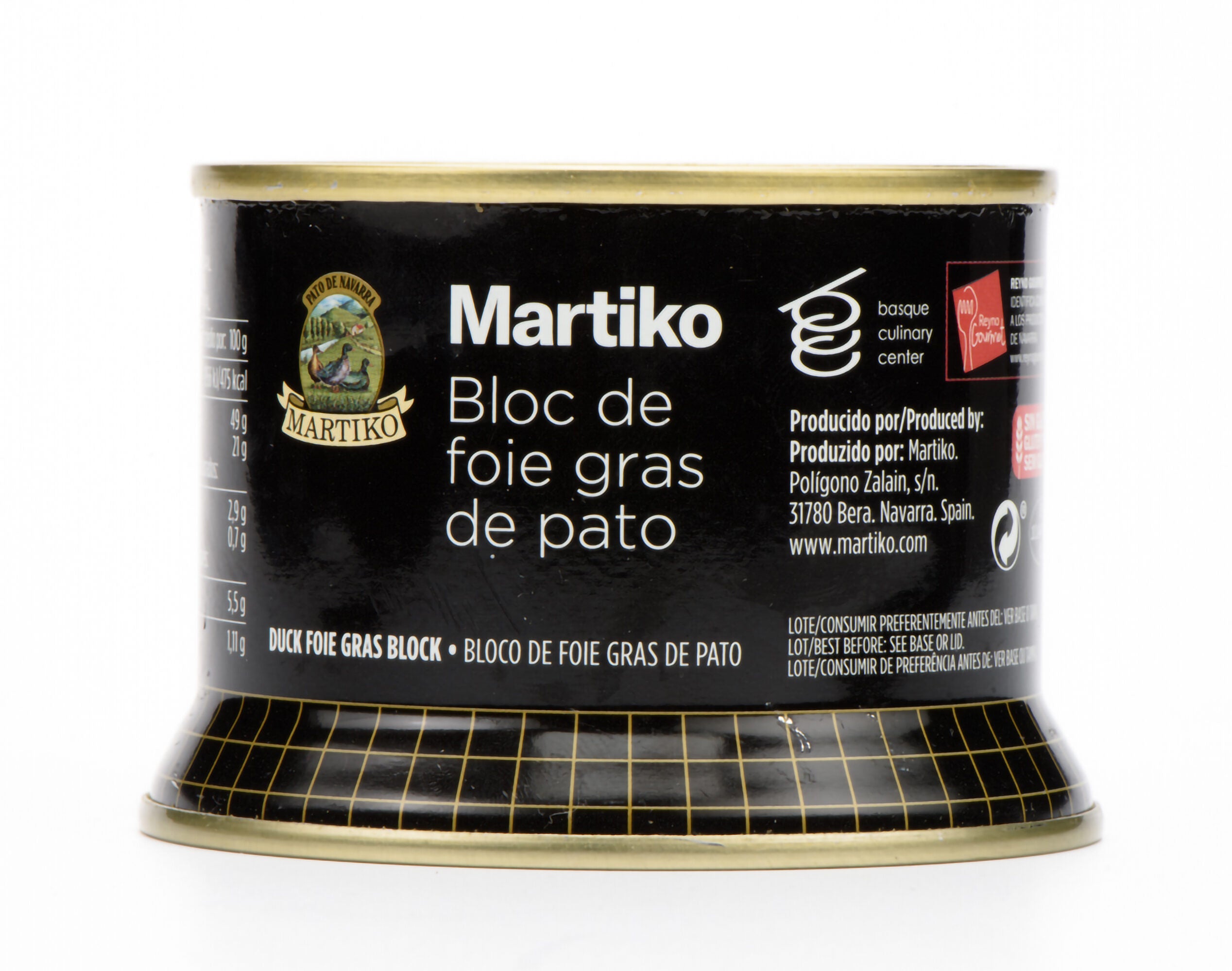 Foie gras pato cocido bloc Martiko 130g