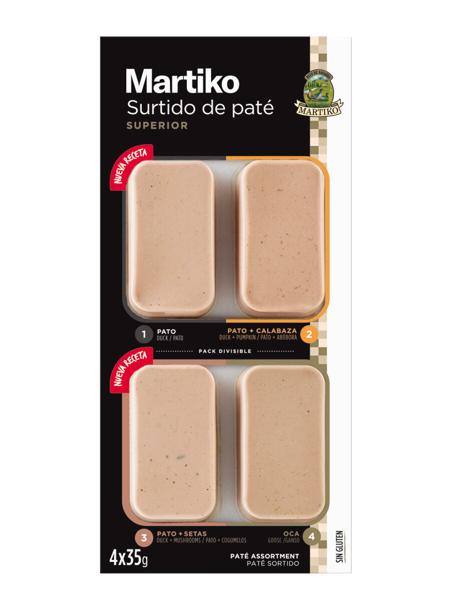 Surtido paté  Martiko p4 35g/u