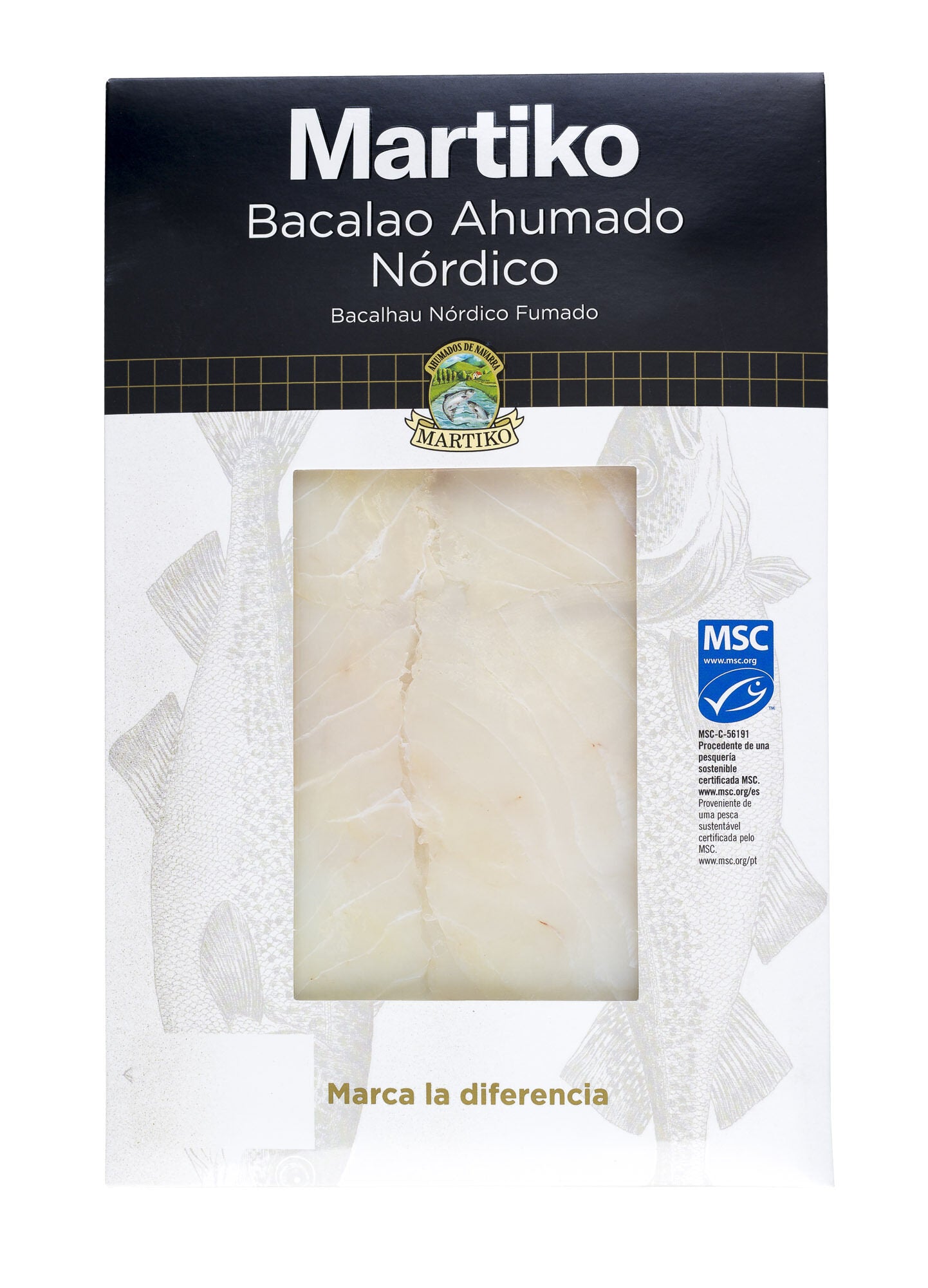Bacalao noruego ahumado Martiko 80g
