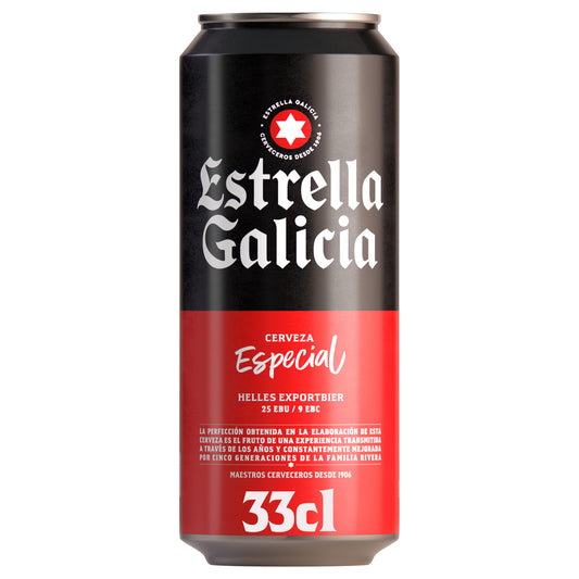 Cerveza especial lata Estrella galicia p6 330ml/u La Despensa