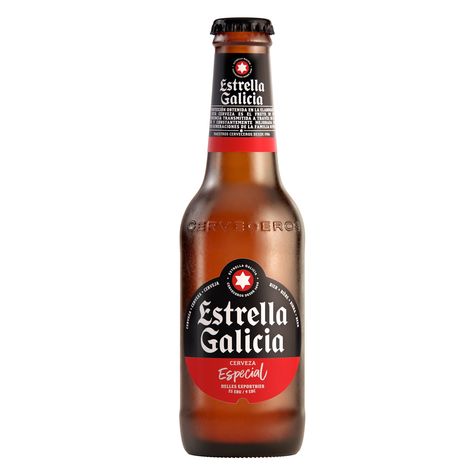 Cerveza cristal estrell galic p12 250ml/u