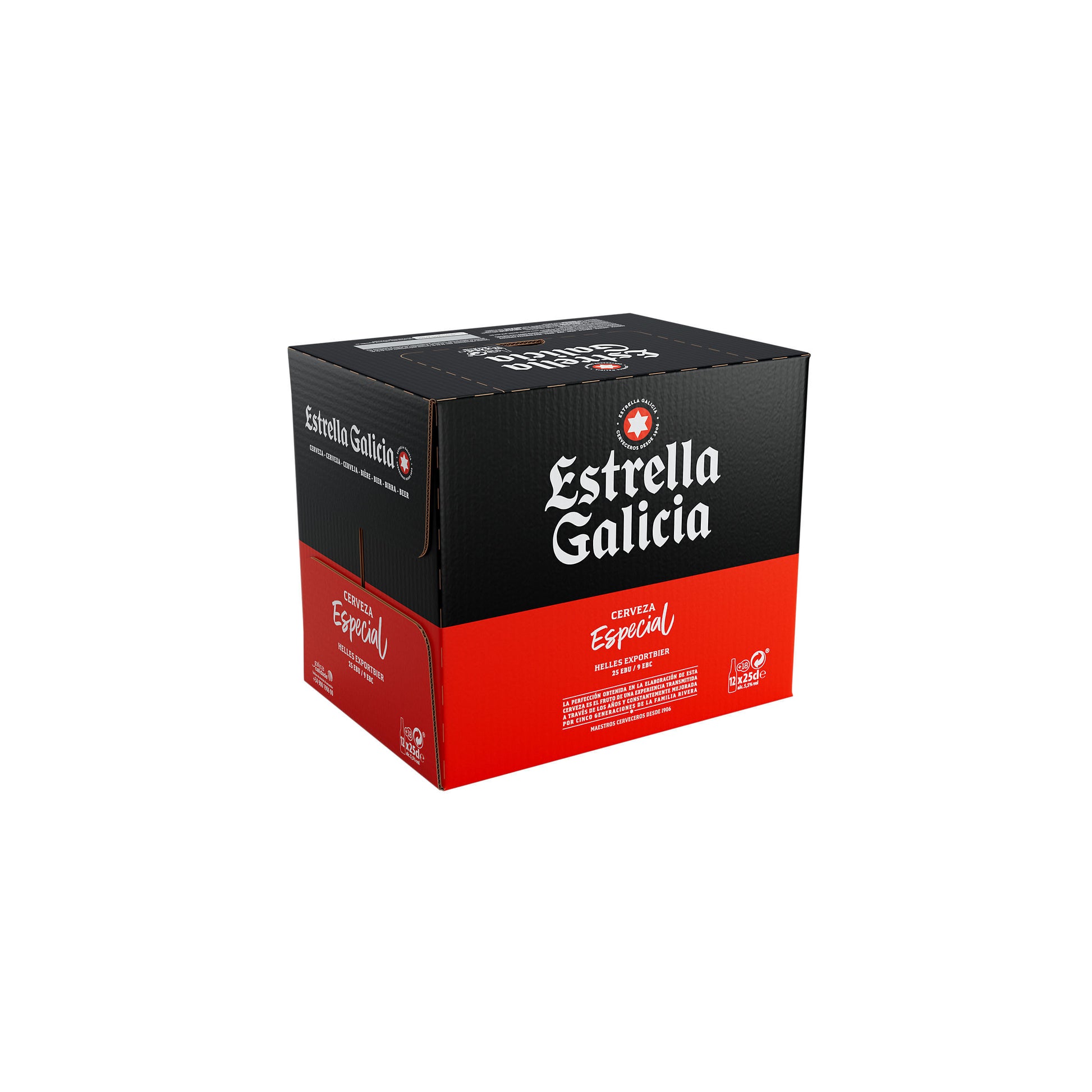 Cerveza cristal estrell galic p12 250ml/u