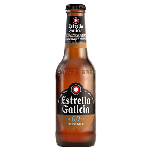Cerveza 0.0 tostada cristal Estrell Galic p6 250ml/u La Despensa