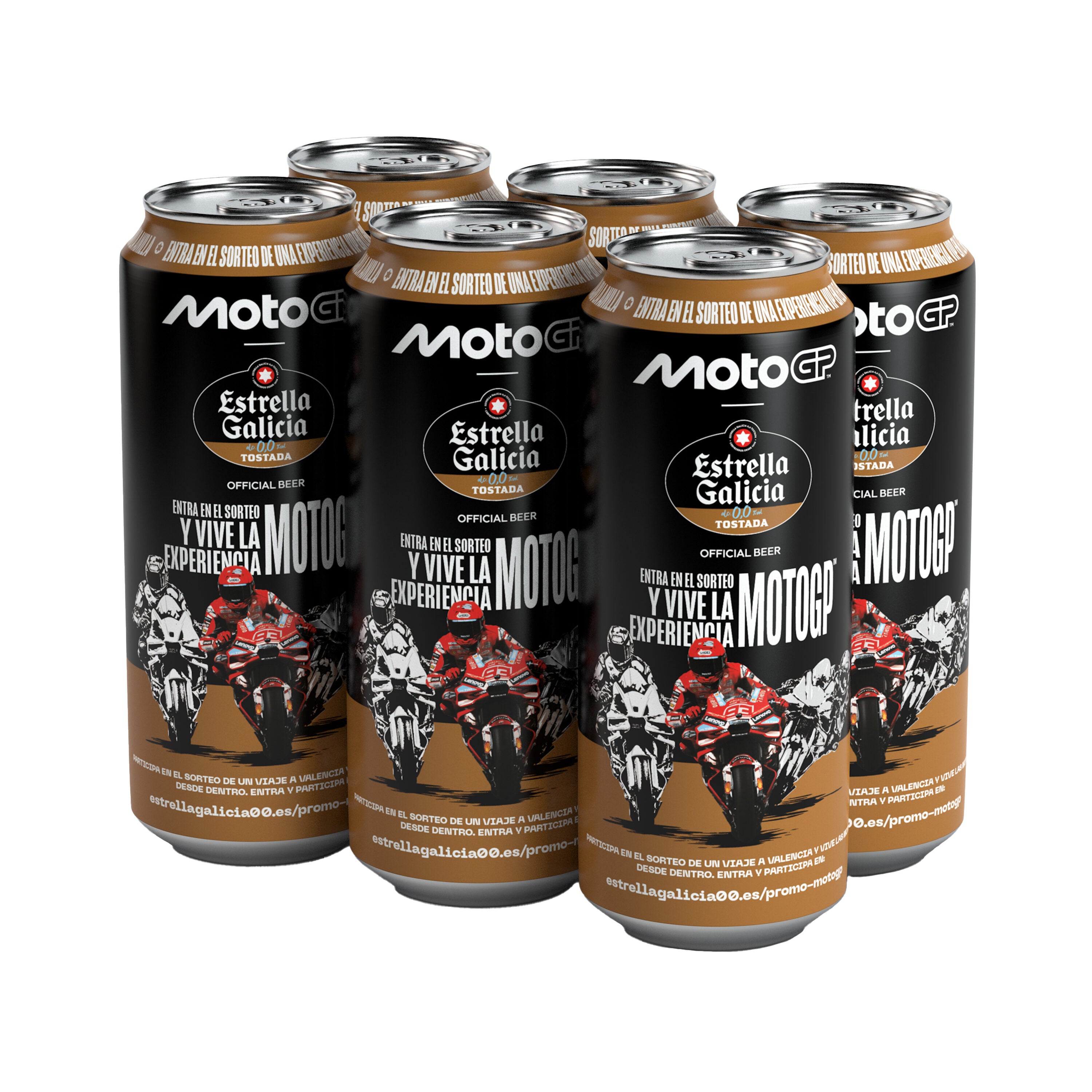 Cerveza 0.0 tostada lata Estrella galicia 330ml