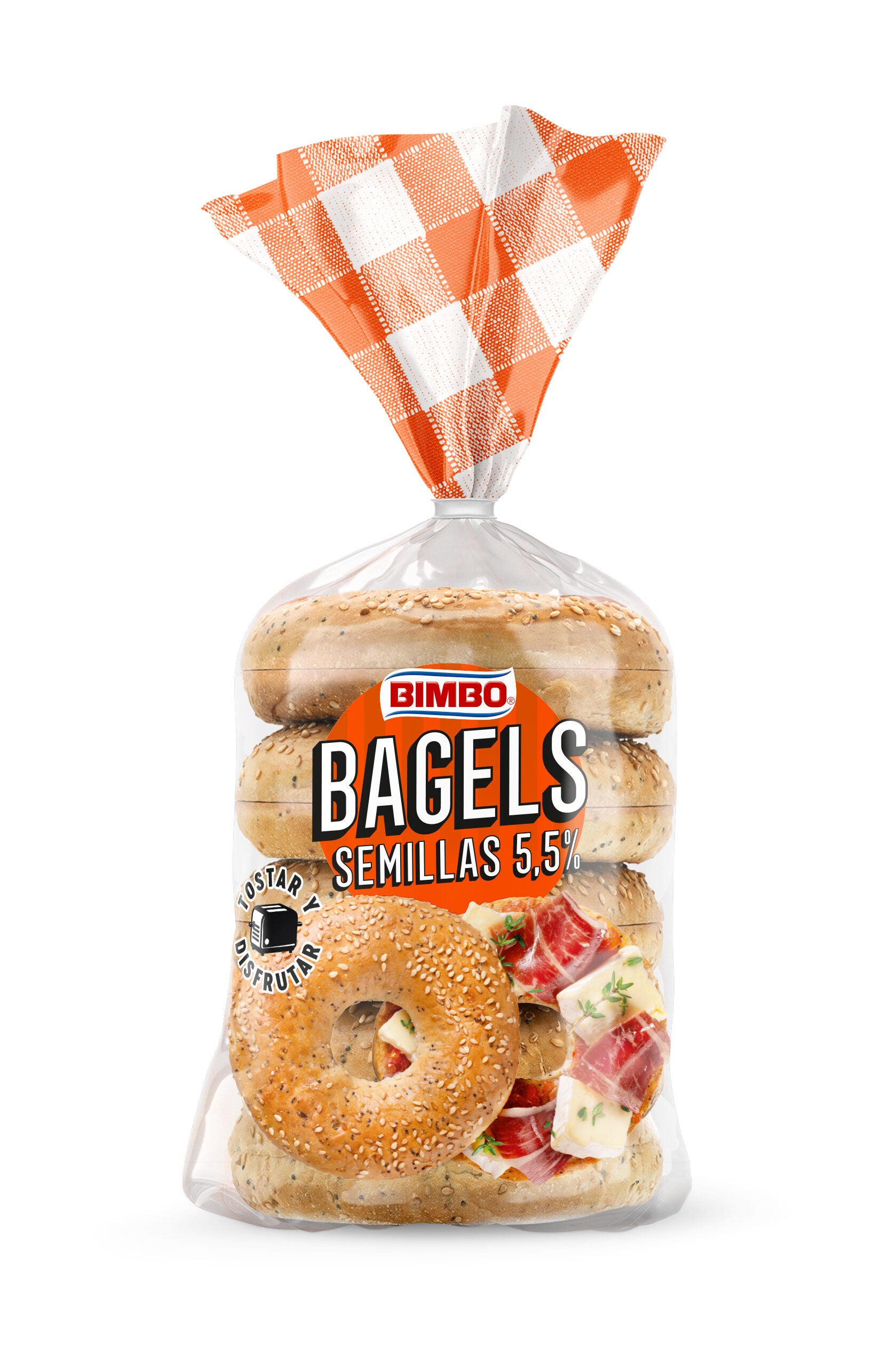 Bagels semillas Bimbo p4 75g/u