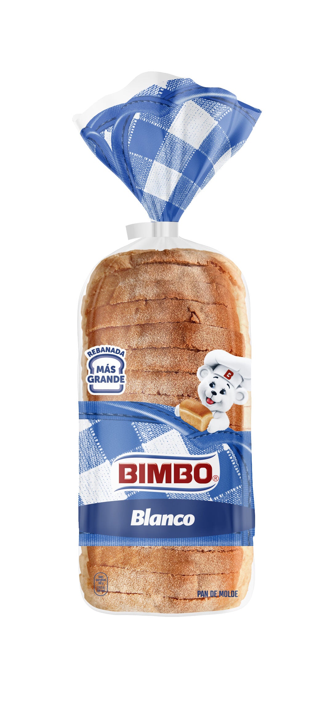 Pan de molde blanco 0% s/azucar Bimbo 430g